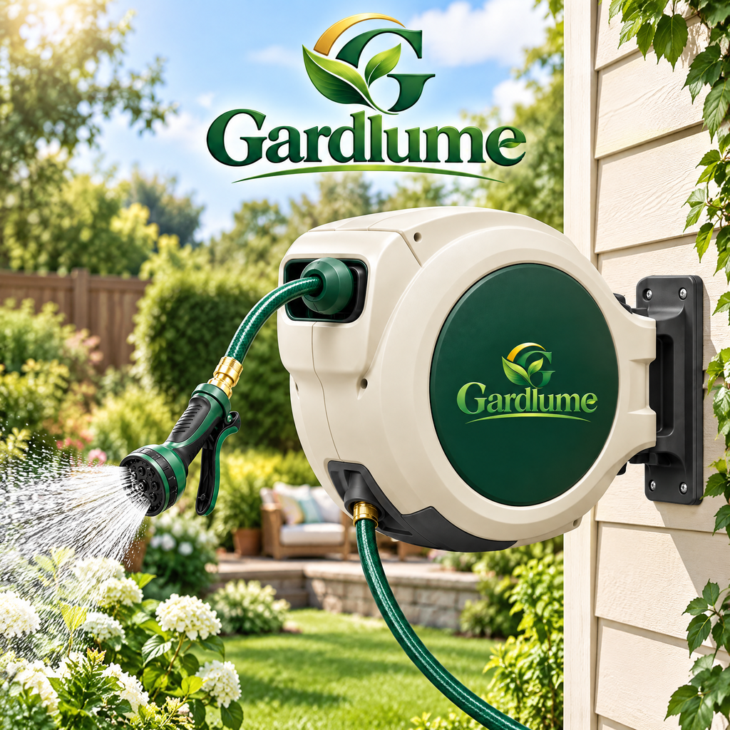 Gardlume™ Retractable Garden Hose Reel