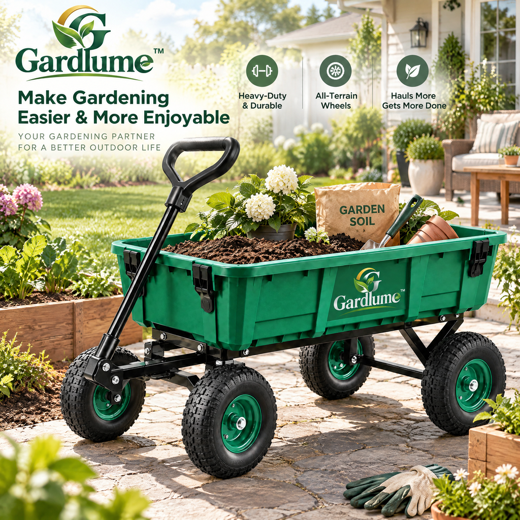 Gardlume™ Multi-Purpose Garden Utility Cart