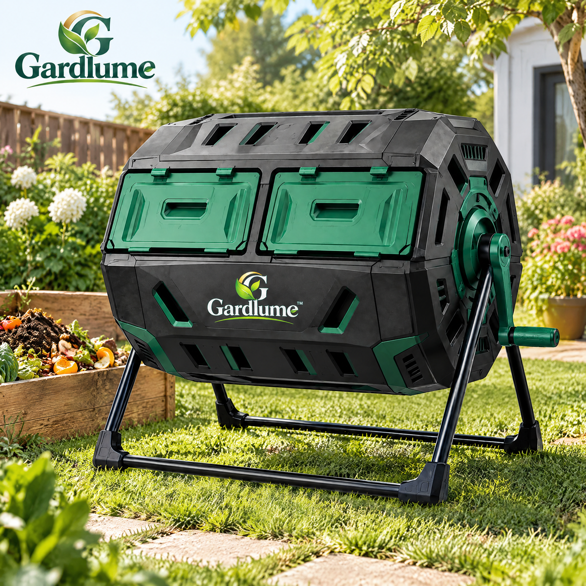 Gardlume™ Tumbling Compost Bin