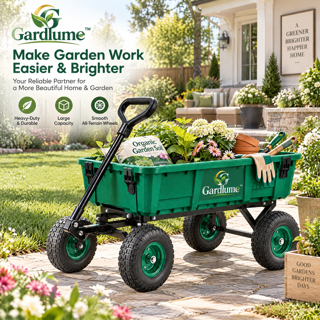 Gardlume™ Multi-Purpose Garden Utility Cart