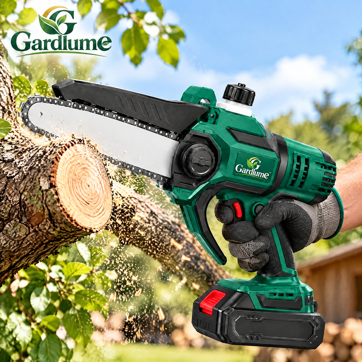 Gardlume™ Cordless Mini Pruning Chainsaw