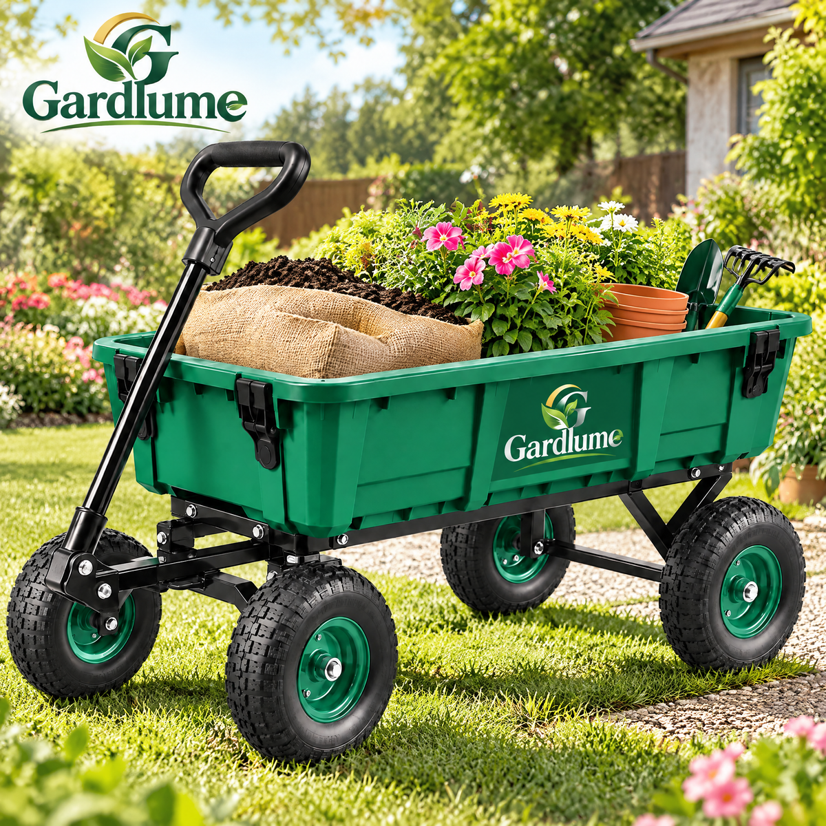 Gardlume™ Multi-Purpose Garden Utility Cart