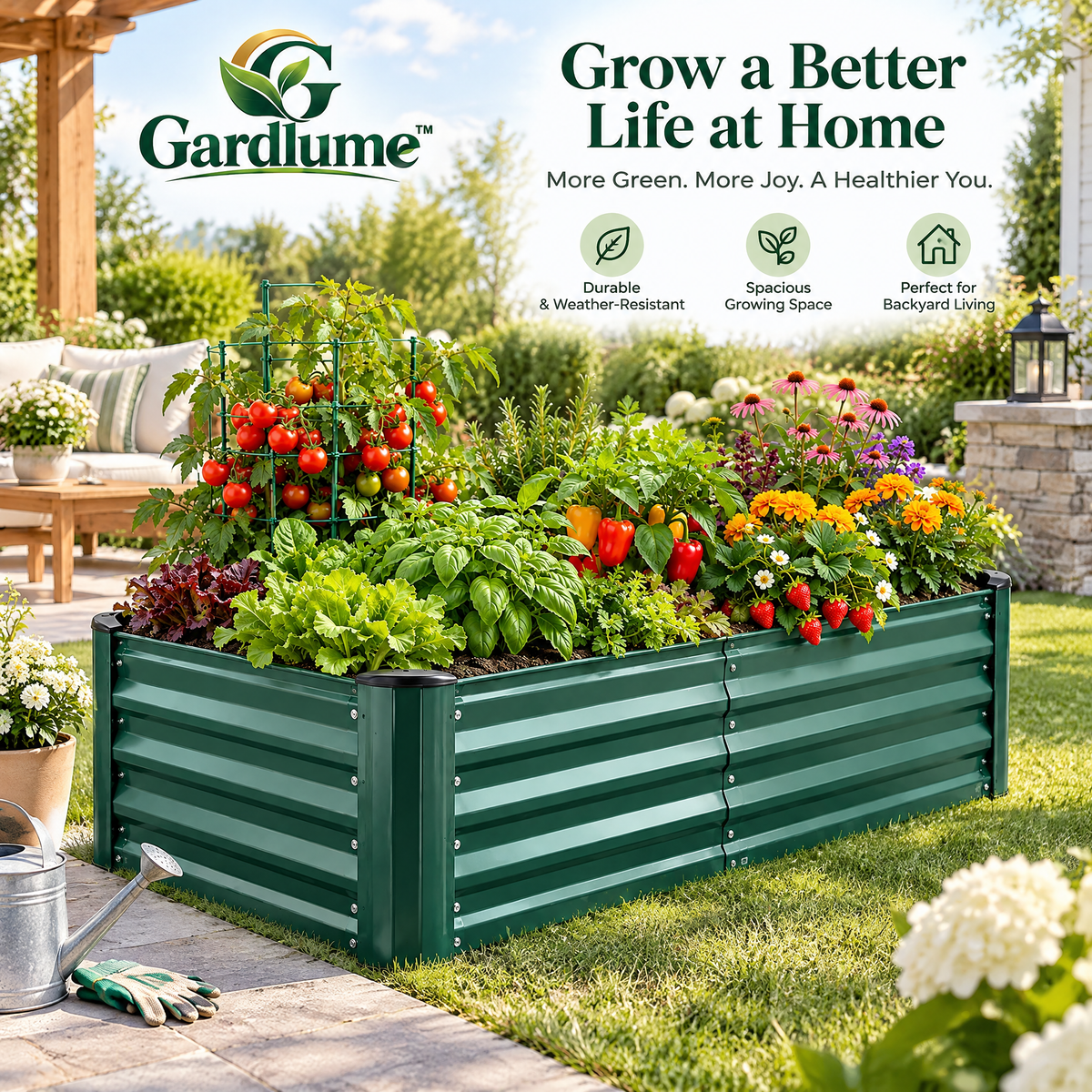 Gardlume™ Raised Garden Bed
