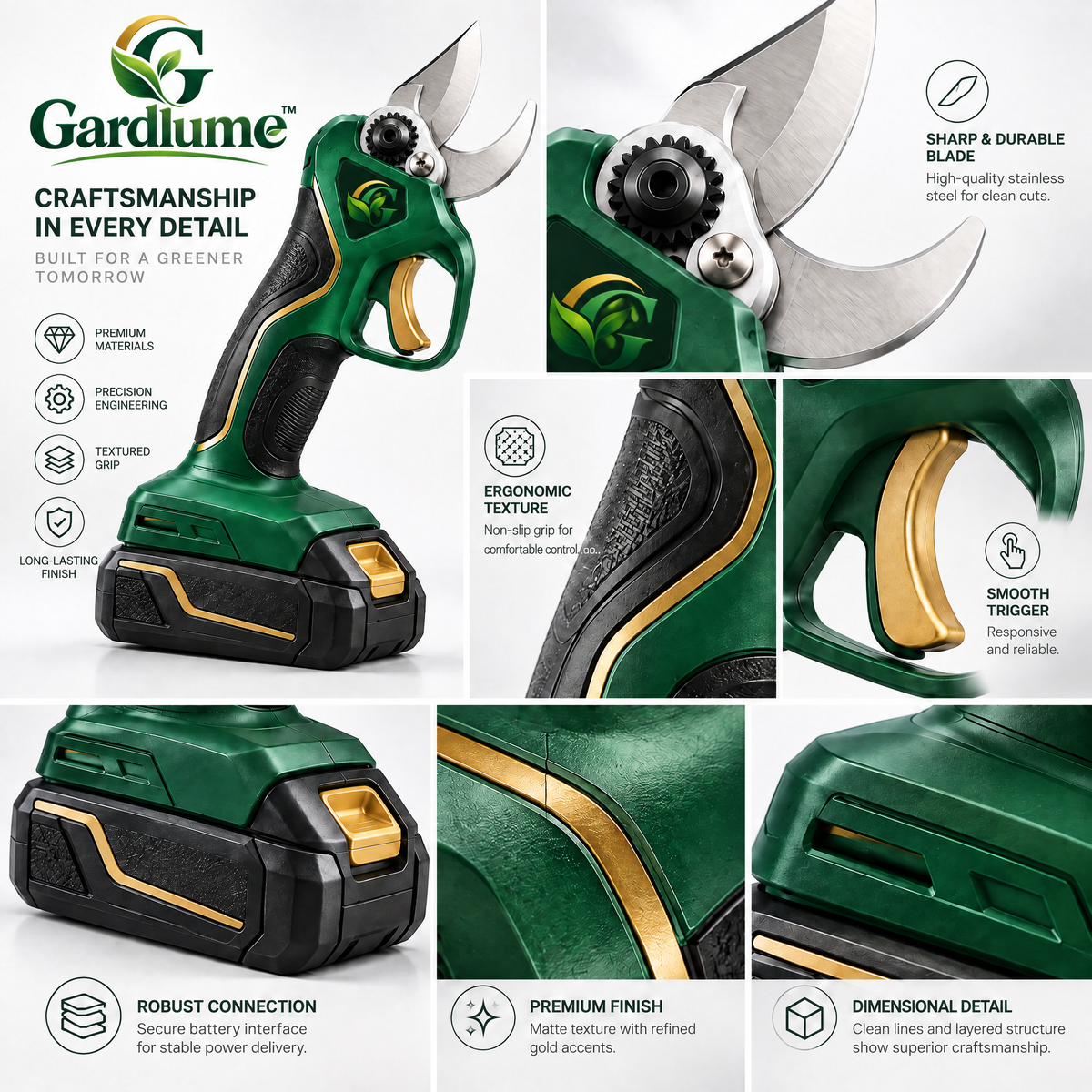Gardlume™ Cordless Electric Pruning Shears