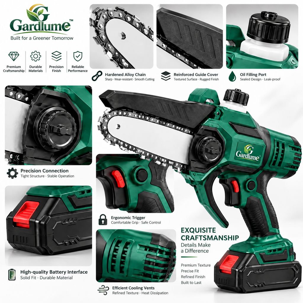 Gardlume™ Cordless Mini Pruning Chainsaw