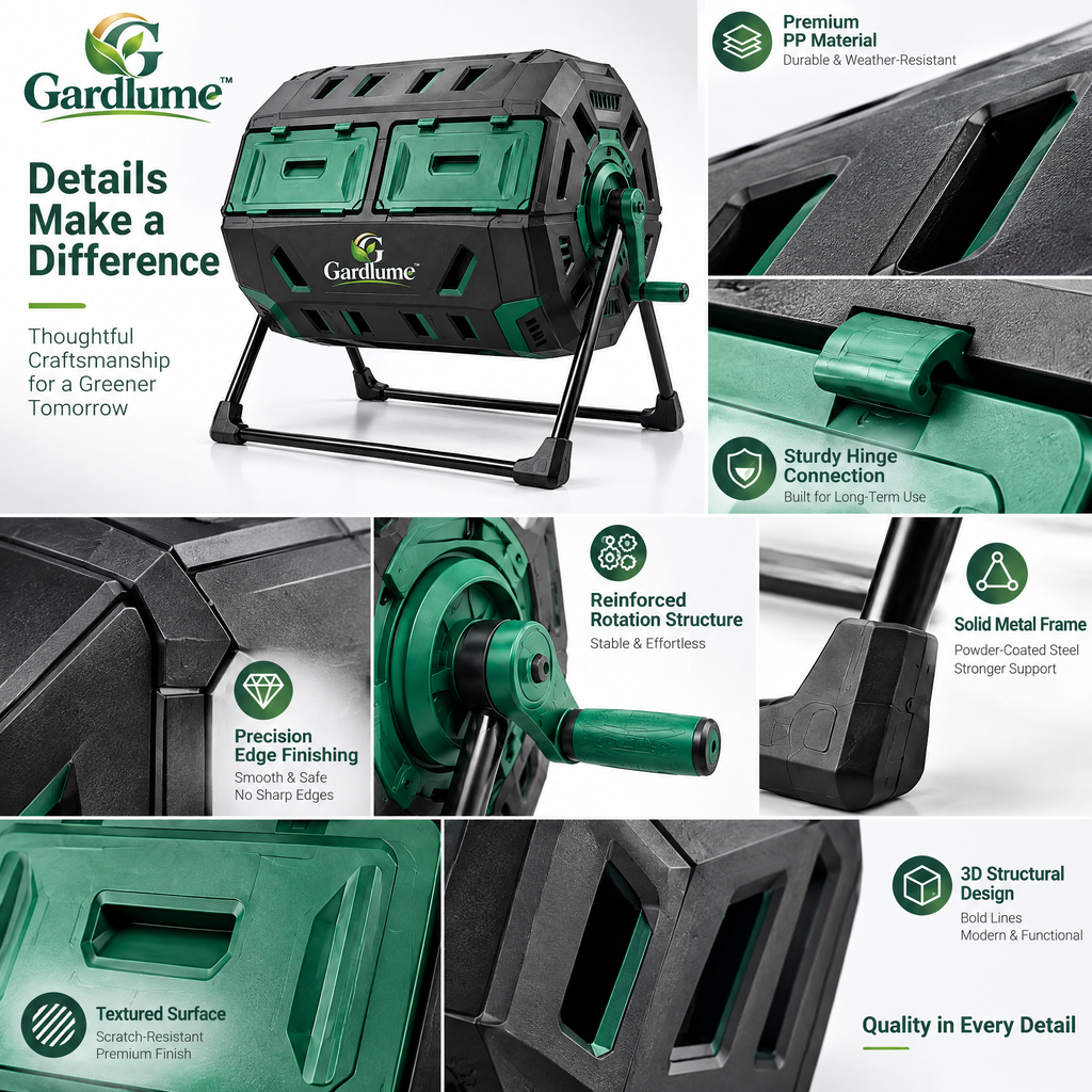 Gardlume™ Tumbling Compost Bin