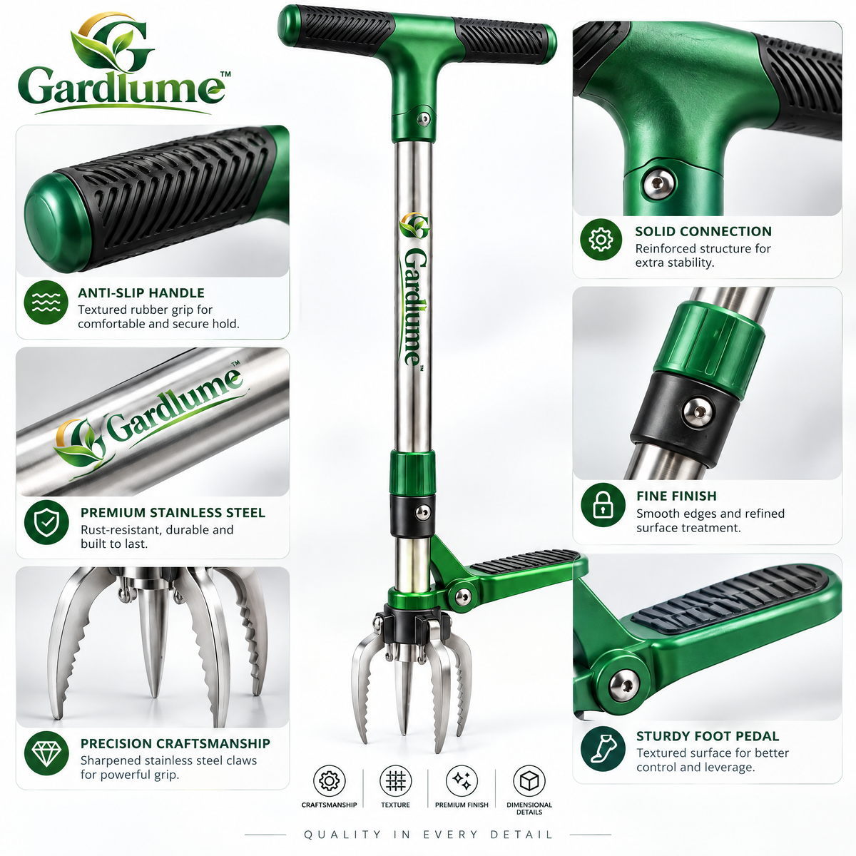 Gardlume™ Stand-Up Weed Puller