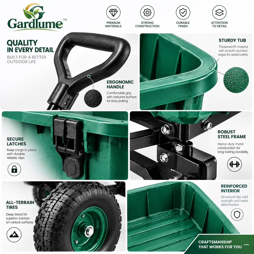 Gardlume™ Multi-Purpose Garden Utility Cart
